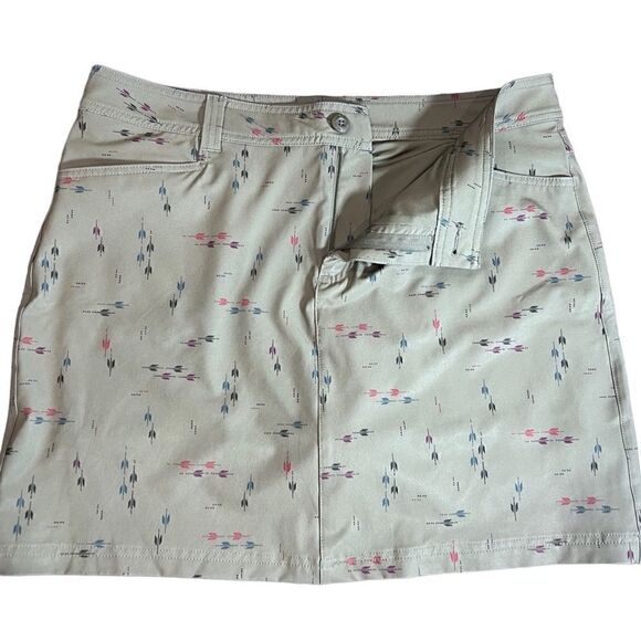 Eddie Bauer Womens Skort olive green Adventurer 2.0 Active size 12 - Picture 4 of 12